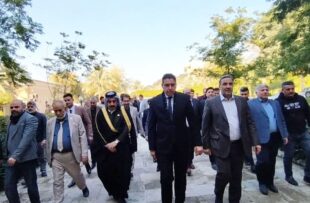 سفر استاندار ایلام به استان بابل عراق