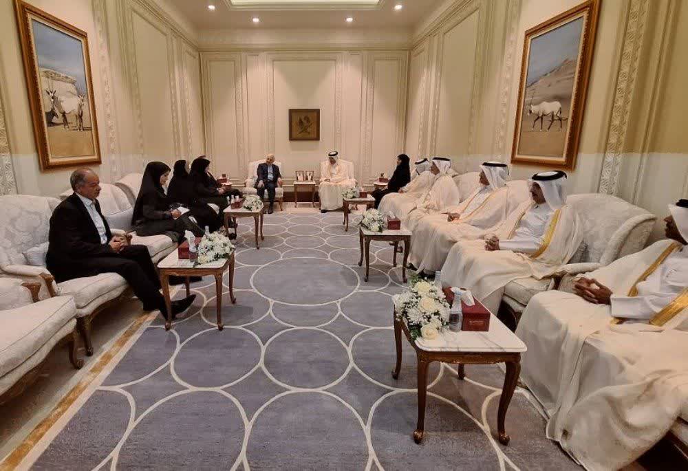 دیدار با رئیس مجلس و روسای کمیسیون های پارلمان قطر