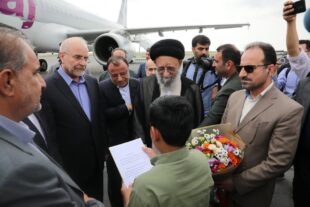 ورود رئیس مجلس‌ شورای اسلامی به استان گلستان